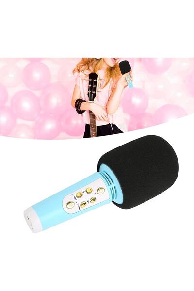 Fogy Karaoke Mikrofon Araba Partisi PC Tüm Akıllı Telefonlar için Güçlü Hoparlörlü Kablosuz Bluetooth