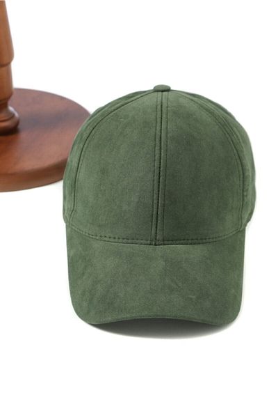 ŞapkaMania Unisex Suede Cap
