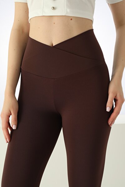 RuyaMood Colanți pentru slăbire cu textura moale, cu centură încrucișată, mar...