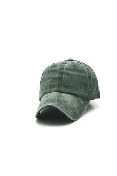 Accesory City Plain Antique Unisex Denim Hat