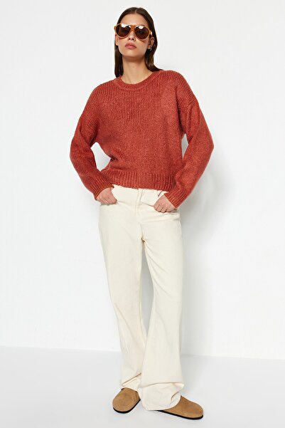 Trendyol Collection Πουλόβερ με απαλή υφή από πλακάκι Basic Knitwear