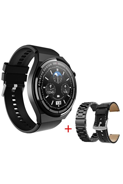 Technodia G3 Max Akıllı Saat 3 Kordonlu Nfc Arama Konuşma Mesaj Sağlık Spor K...