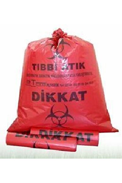 EFTAPLAST Tıbbi Atık Poşeti 100 Micron (10 RULO 100 ADET)