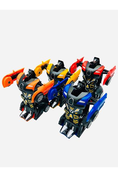 transformers مجموعة سيارات بوجاتي تتغير إلى روبوت مكونة من 4 قطع