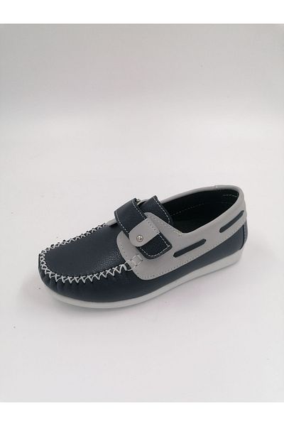 SOLMAZ Pantofi pentru copii cu velcro bleumarin gri