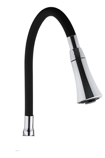 Vilas Viva Siyah Banyo Mutfak Batarya Fonksiyonlu Musluk Başlığı