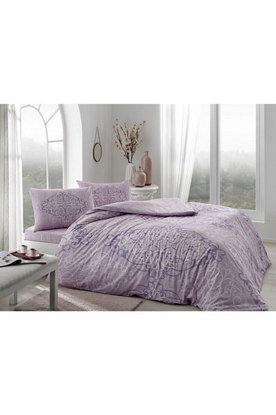 Taç Double Duvet Cover Set Luna Lila