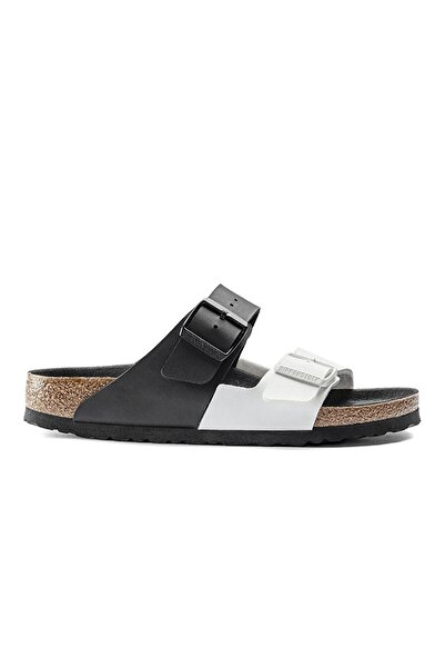 Birkenstock Papuci de damă1019703 Birkenstock ARIZONA SPLIT BF BLACK WHITE