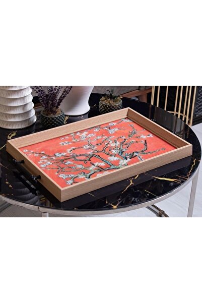 TabloLife Decorative Presentation Tray Sakura
