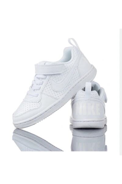 Nike Beyaz - Court Borough Low Av3167-1000 Çocuk Spor Ayakkabısı