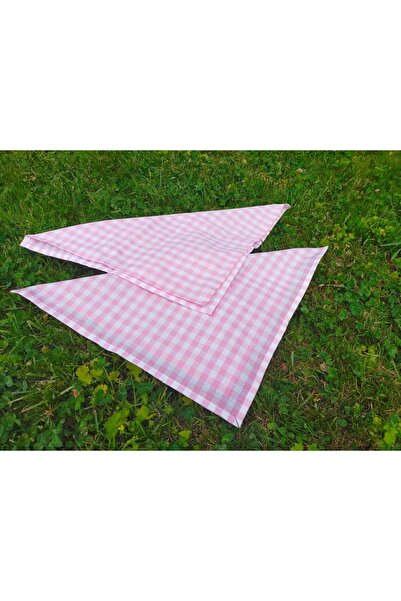 Angels' Collection Pembe Pötikare Servis Peçetesi Tekli - Piknik Seti Için
