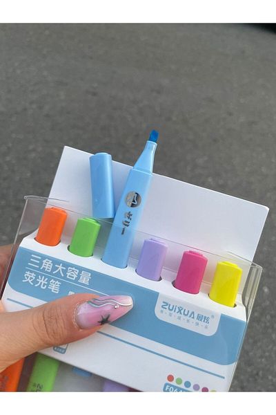 Planet Butik Set of 6 Stick Art Marker