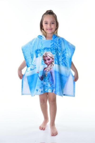 Rs Ramuni Girl's Poncho Beach Towel