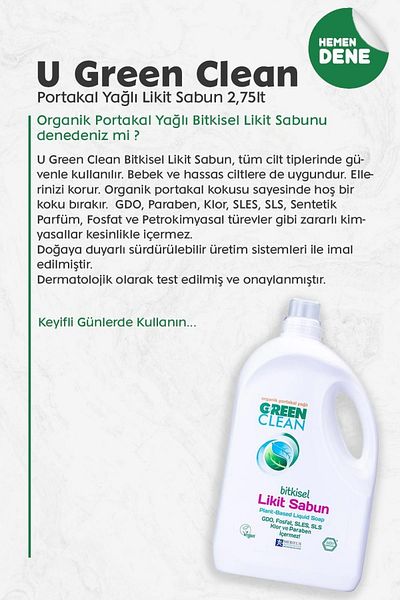 Green Clean Liquid Soap 2.75 Lt