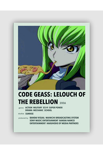 fırsatlar diyarı Code Geass: Lelouch Of The Rebellion Carte de informații des...