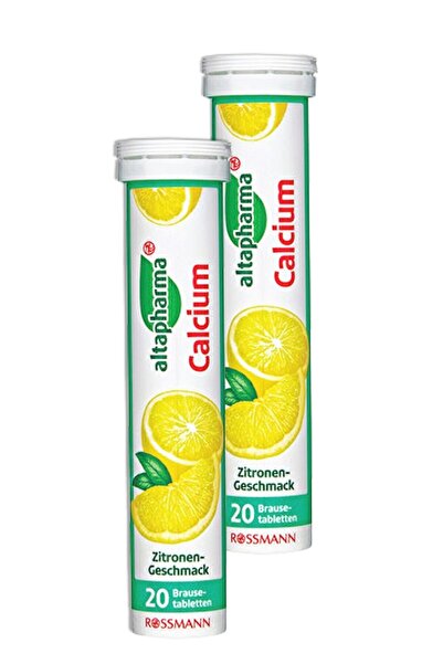 Altapharma 20 Pieces of Water Melting Tablets - Calcium (2 Pieces)