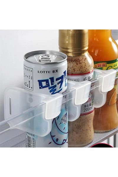 TİNEKE 1 Shelf Separator Refrigerator - Adjustable Cabinet and Drawer Organizer Set of 4