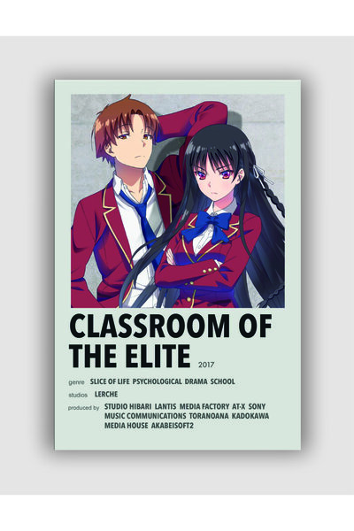 fırsatlar diyarı Carte de informații despre anime Classroom Of The Elite Post...