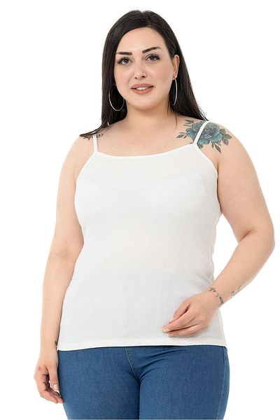 DISENTIS MODEST Large Size Rope Strap Wrap White Body