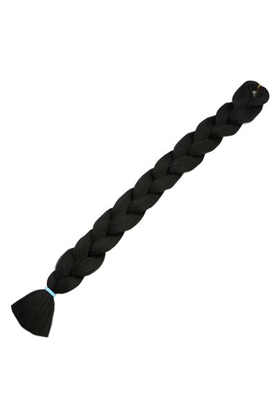 KONAK PERUK Synthetic Hair For African Braid And Rasta - Black