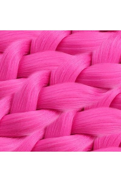 KONAK PERUK Synthetic Hair For African Braid And Rasta - Light Fuchsia