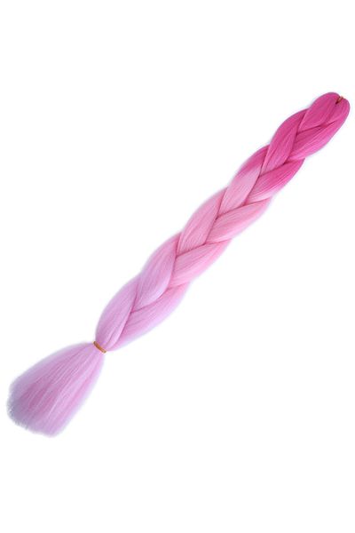 KONAK PERUK 100 gr.African Braiding Ombreli Synthetic Hair - Dark Pink / Light Pink / Pink