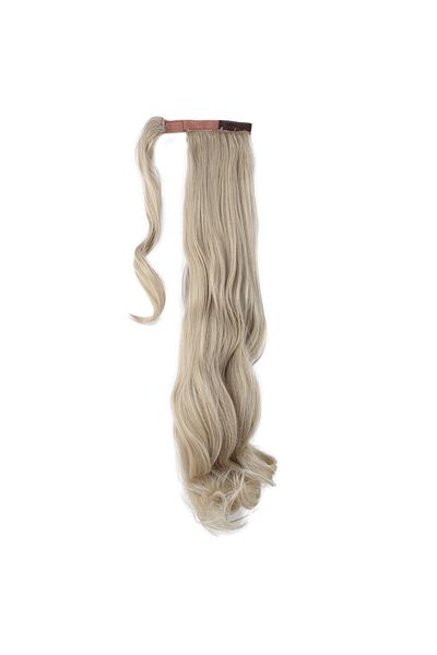 KONAK PERUK Platinum Foam - Tie-Up and Wavy Ponytail, Refitted Design