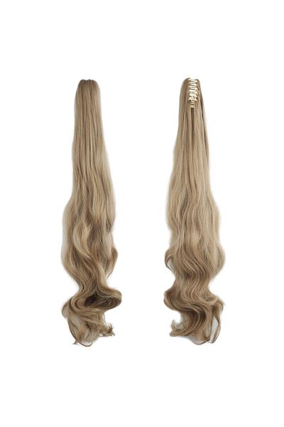 KONAK PERUK Ponytail Buckle and Wavy - Honey Foam