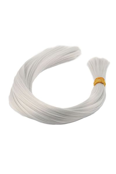 KONAK PERUK Light Gray Colored Synthetic Knuckle Hair - 1kg
