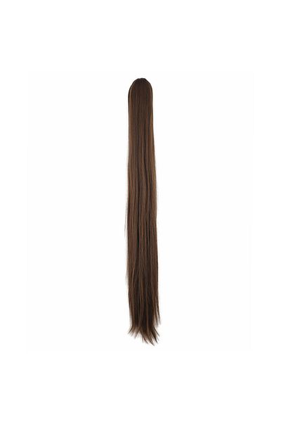 KONAK PERUK Brown - Buckle Straight Ponytail