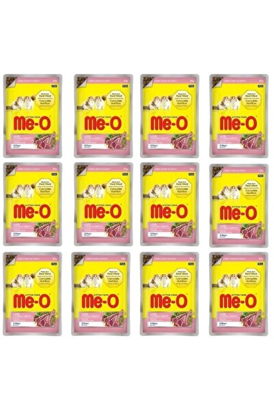 me-o Meo Pouch Sos Içinde Kuzu Etli Yavru Kedi Konservesi 80 Gr X 12 Adet