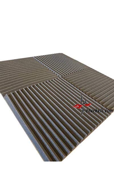 TÜRKELİ Zigzag Akustik Ses Yalıtımı süngeri Kendinden Yapışkanlı 40mm 100x100