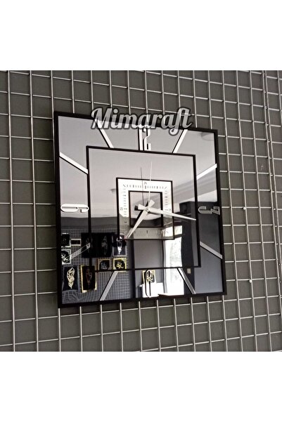 Mimaraft Gerçek Aynalı Duvar Saati (pleksi Değildir !)40 Cm
