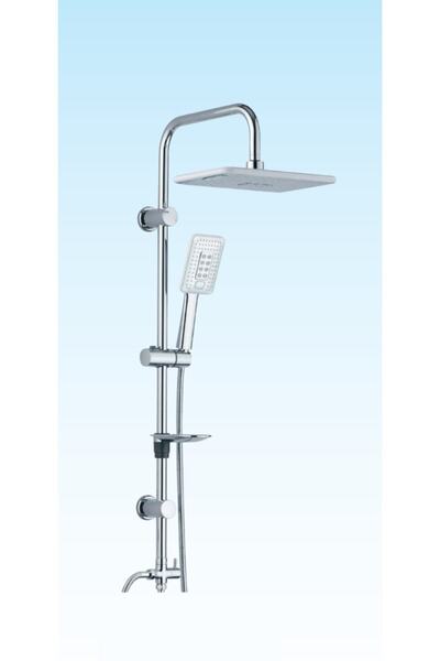 MAVNES Hybrid Tepe Duş Seti Krom