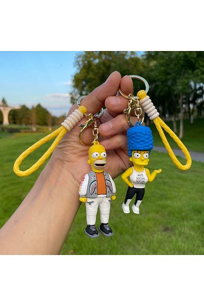 Vox Art Στολίδι τσάντας μπρελόκ Simpson - 2 τεμάχια