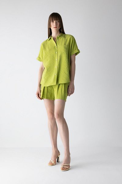 DeFacto High Waist Wide Leg Modal Shorts A5666ax23sm