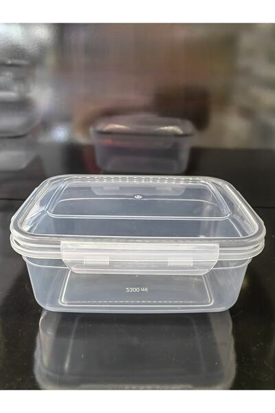 ALANYA HOME DECOR حاوية تخزين مقاومة للتسرب 2300 مل حاوية طعام خفيفة 2300 مل