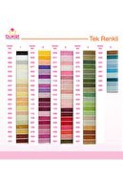 Kaplan El Sanatları Μονόχρωμη ανθοδέσμη Tulip Hand Embroidery Threads