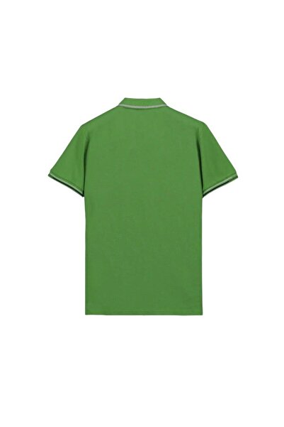 Sarar Συνέντευξη Sarans Polo Collar 100% βαμβακερό πράσινο μπλουζάκι με γιακά