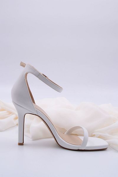 Sister in Love Jasmin Single Strap High Heel White Women's Shoes