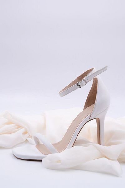 Sister in Love Jasmin Single Strap High Heel White Women's Shoes