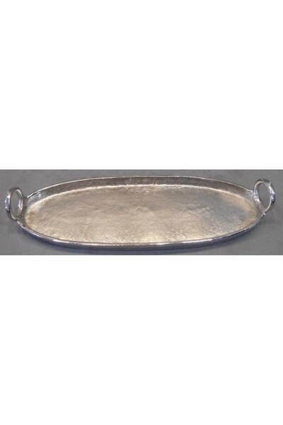 Cor Mulder Oval Kulplu Tepsi 60 x 24cm