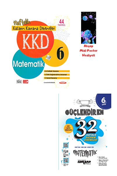 Fenomen Yayıncılık 6.Sınıf Matematik Kazanım Kavrama Denemeleri Ankara Güçlen...