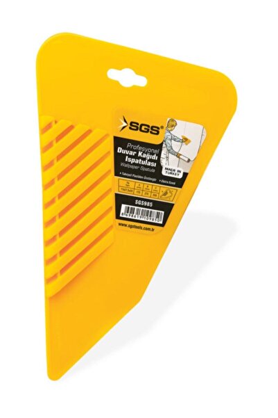 SGS Duvar Kağıdı Ispatulasi – Esnek Pvc Uçlu, Geniş Yüzeyli Uygulama Spatulası