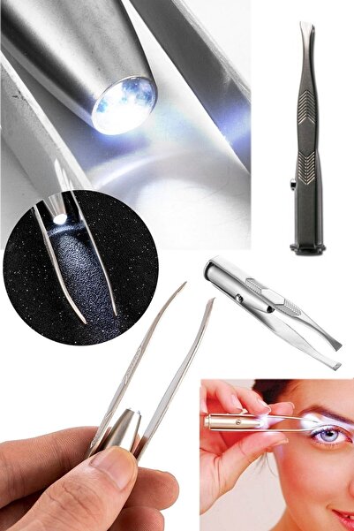 Neler Geldi Neler Kirpik Çıkarma Led Açık Çelik Alet Kaş Paslanmaz Saç Cımbız...