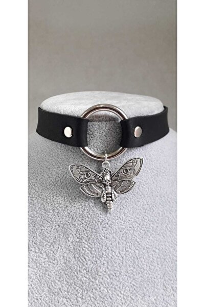 Fugusugu Deathmoth Gothic Choker Kolye