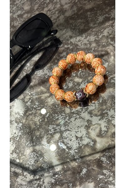 Maiden design Gold Color Natural Bead Bracelet