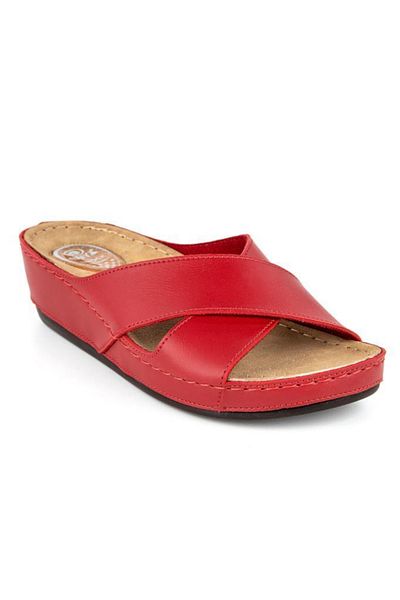 Muya Byblos 32256-003 Women's Anatomical Slippers Claret Red 36-40
