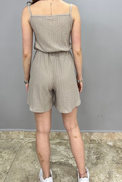 Tam Moda Jumpsuit with Shorts Thin Straps