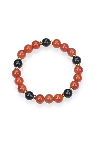 Generic Brand Obsidian Jasper Natural Stone Bracelet 8mm